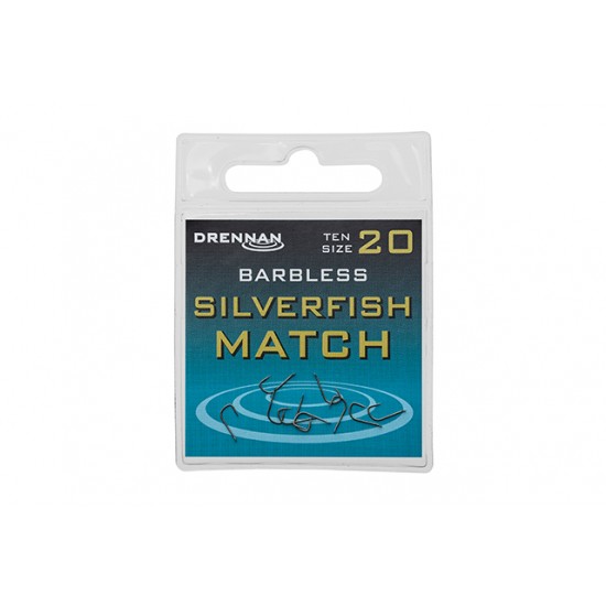 Carlige Drennan - Silverfish Match Barbless Nr.14